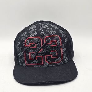 Chicago Bulls King 23 Black/Red Top Level Snapback Hat Jordan 23